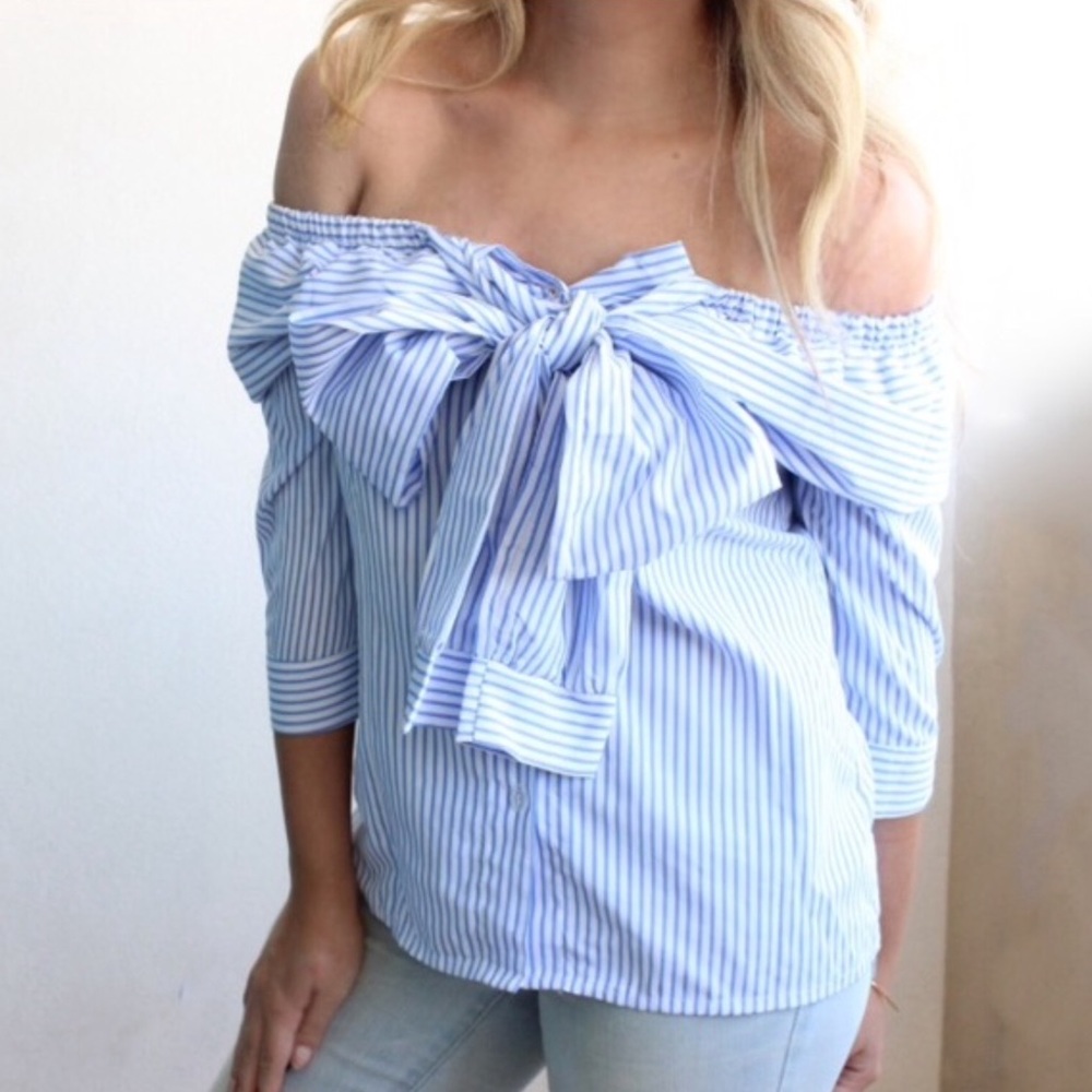 LANIER BOUTIQUE - Off Shoulder Top - Picture 4 of 5